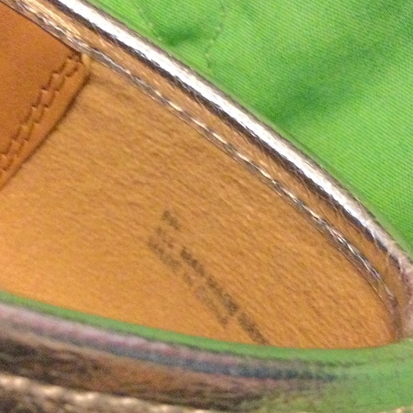 LaneBryant silver Loafers 8 wide - Picture 6 of 9